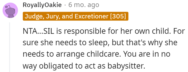 OP has no obligations