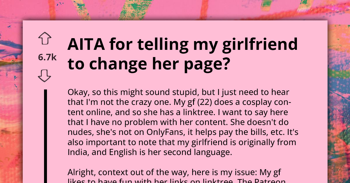 Boyfriend Branded 'Control Freak' For Insisting Girlfriend Tones Down Her Cosplay Page Appeal