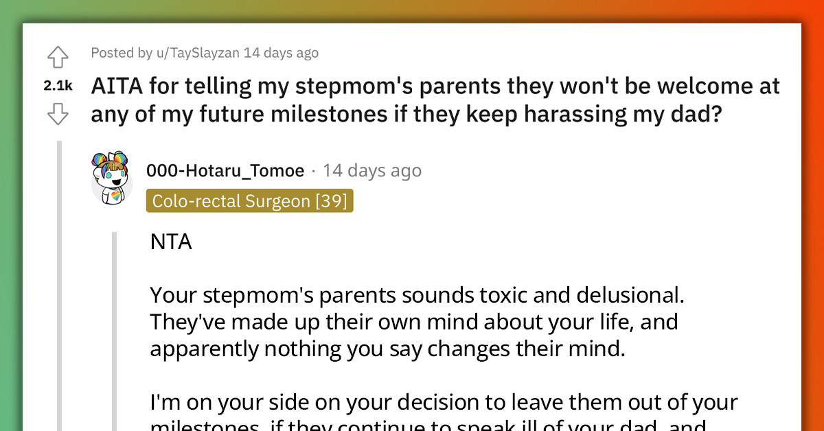 Step-Grandparents Get Dragged Online For Creating Unnecessary Family Drama