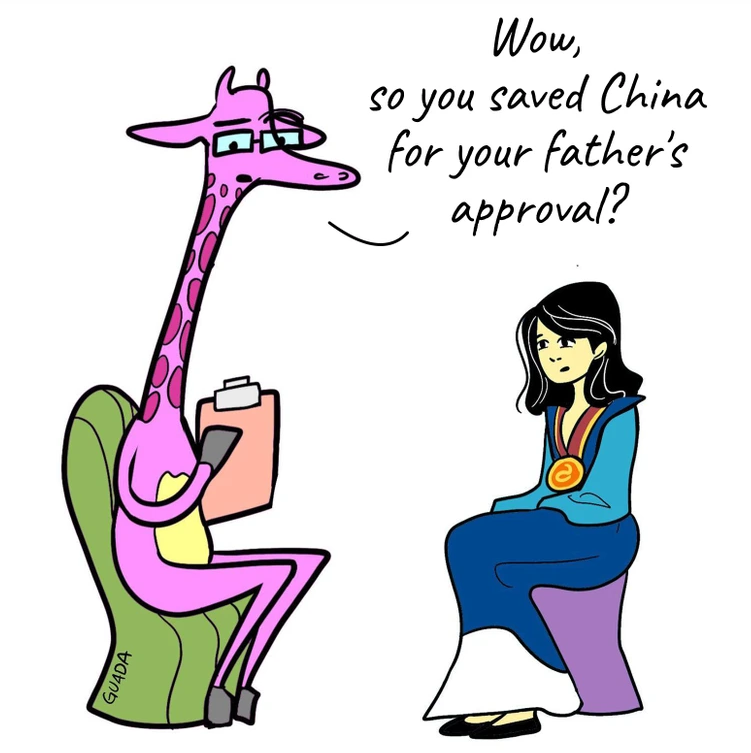 10. Mulan from the cartoon of the same name