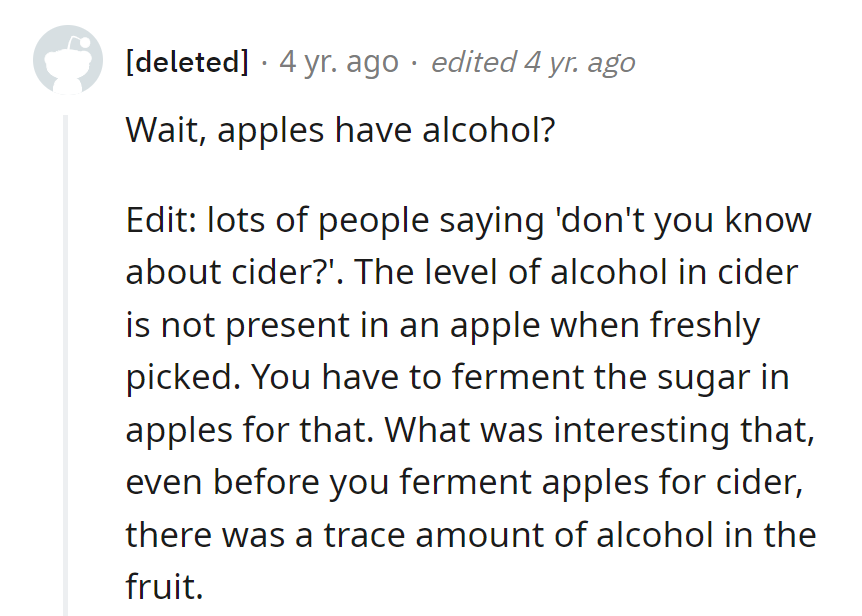 Who knew apples had a hidden happy hour?