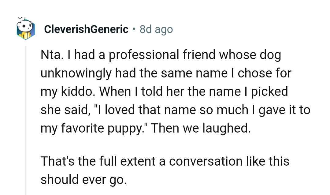 The full extent of the conversation