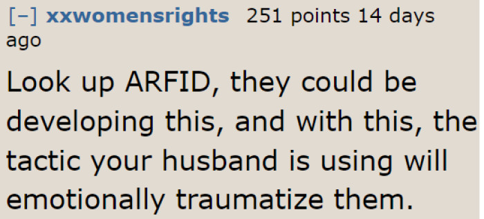 The husband needs to read about avoidant restrictive food intake disorder (ARFID).