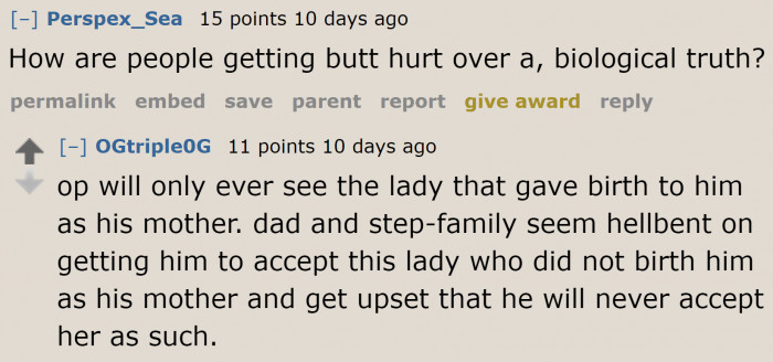 All they need to do is respect his wishes to honor his mother.