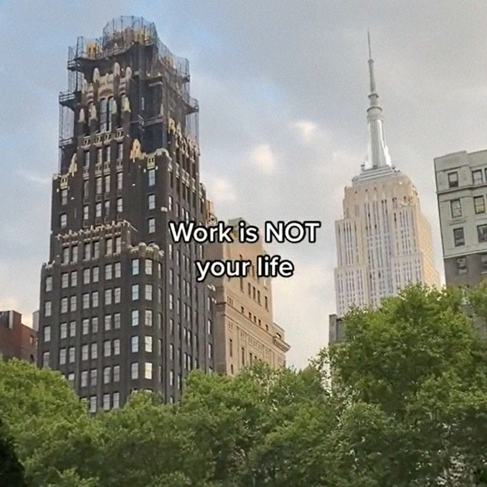 Work is work, not life.