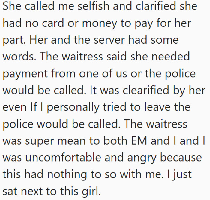 OP expresses how she was frustrated in the moment because she felt like it had nothing to do with her, and she didn't need to even be there for that discussion.