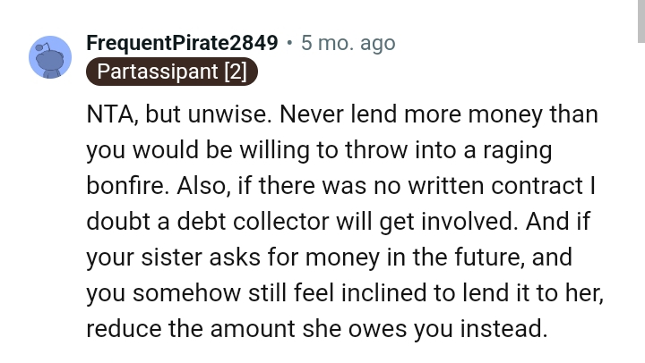 Still Feeling Inclined to Lend It to Her