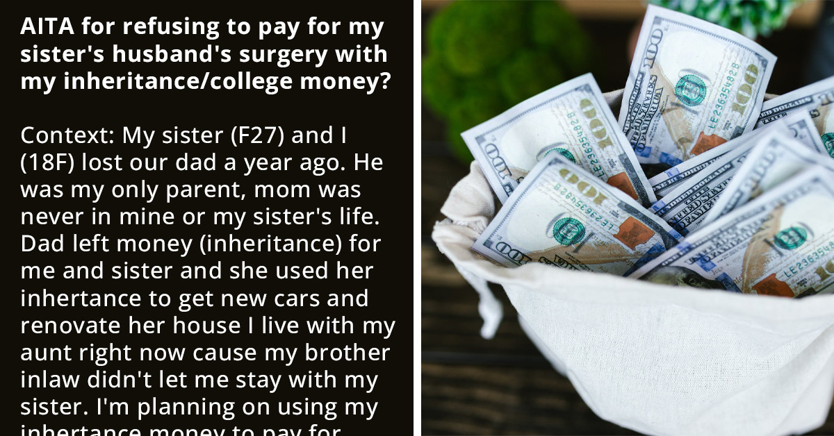 Extravagant Woman Wants To Use Her Younger Sister's Inheritance For Her Husband's Surgery Because She Already Used Up Hers On Luxury