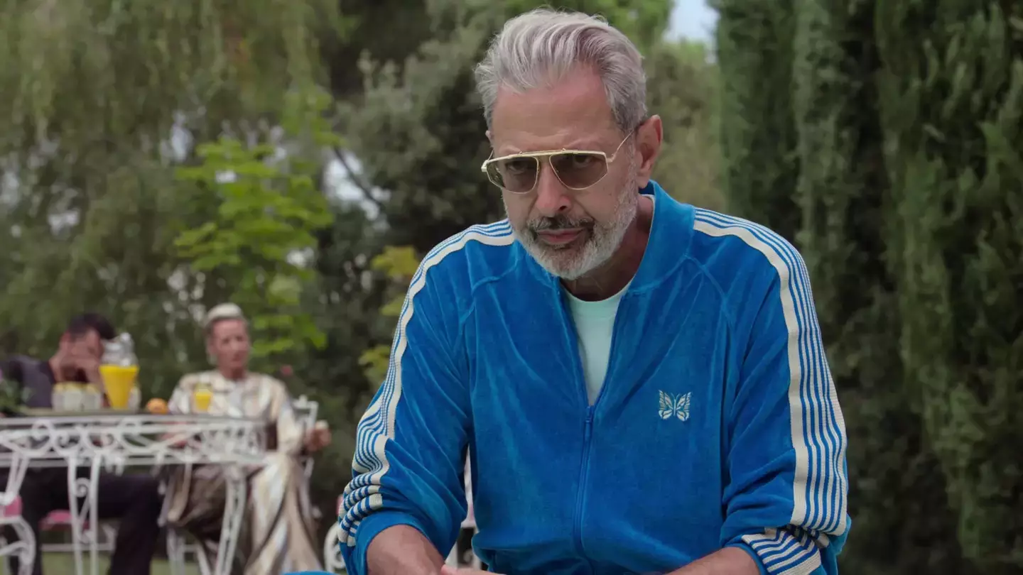 Jeff Goldblum, the iconic actor, took on the role of Zeus.