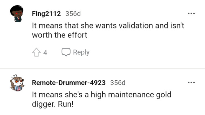 30. High Maintenance Gold Digger