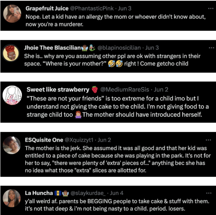 Others share their opinions and thoughts on the matter