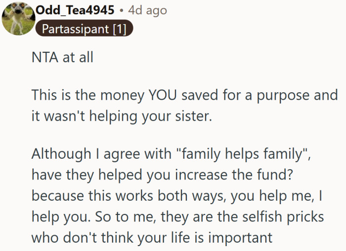 Support isn’t a one-way street. It’s hard to give endlessly when no one ever gives back.
