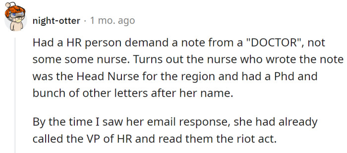 When you are messing up with the nurse: