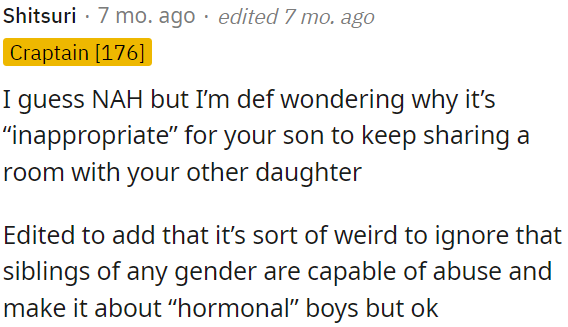 It seems strange to attribute it to 