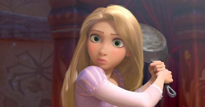 13. Rapunzel is believed to have the largest eyes among all Disney princesses.