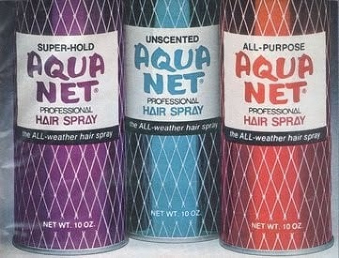 7. Aqua Net hair spray.
