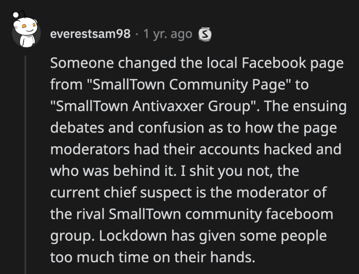 36. Town rivalries? Get your popcorn!