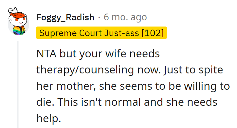 NTA, but wife's rebellion needs counseling, not a dangerous diet plan. Opt for a healthier dose of therapy, not spite.