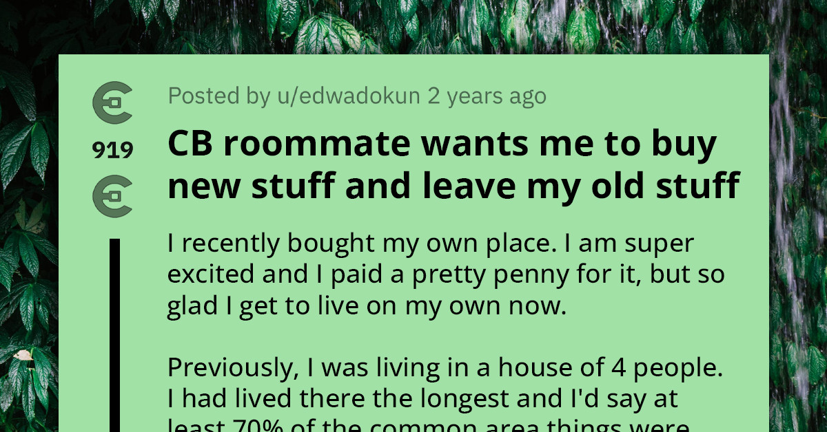 Redditor Announces Departure From Shared Apartment, But Their Roommate's Bold Request Has Left Netizens Stunned