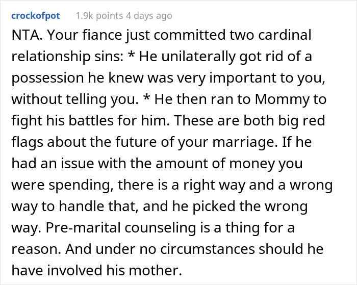 These Are Both Big Red Flags