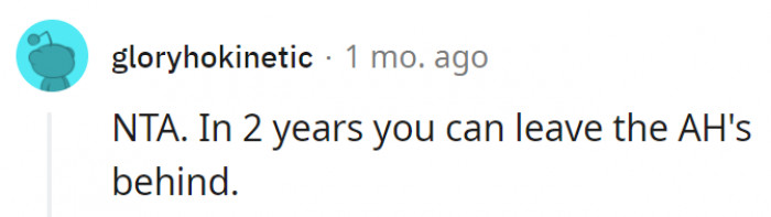 17. It's a shame she can't leave immediately