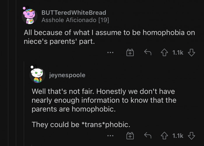 They want to force their daughter to be something she's not.