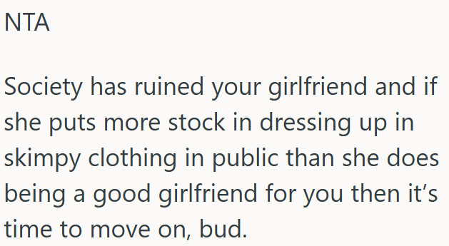 Society’s influence has changed her priorities, and it might be time for OP to move on.