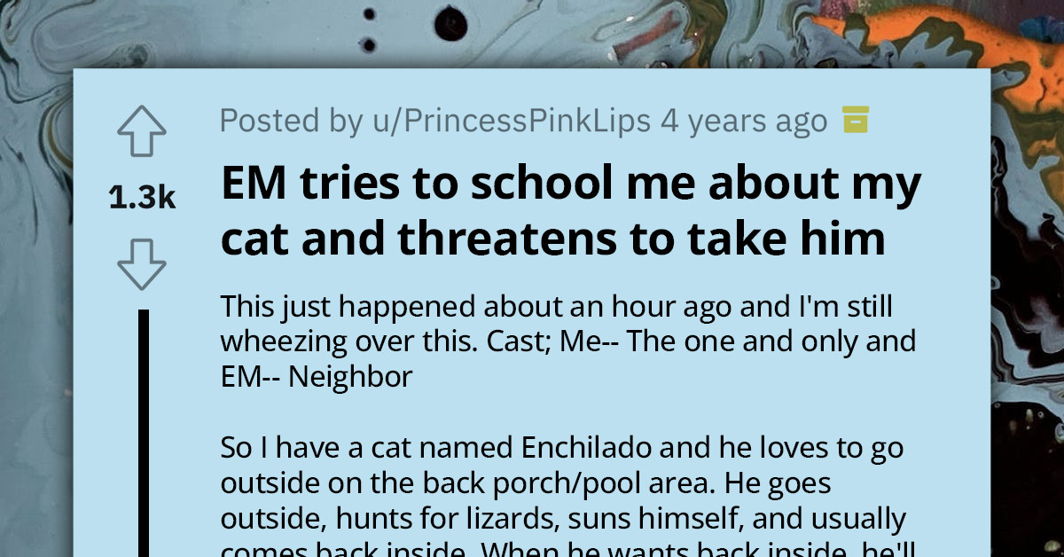 Neighbor Threatens To Seize House Cat From Redditor If They Allow Him To Go Outside One More Time