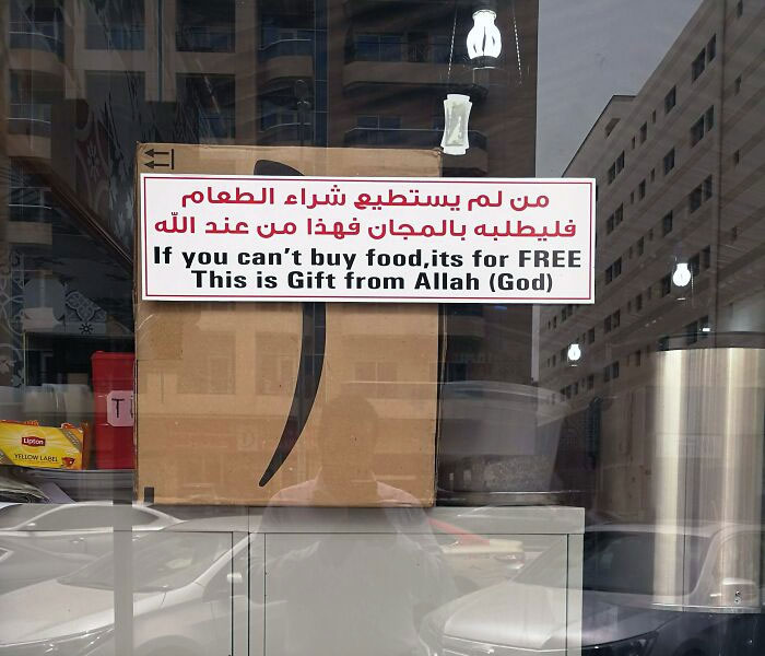 32. This Sign In Dubai That Restores The Faith In Humanity