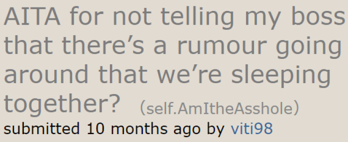 The OP decided to stay silent about the rumor, but her boss is upset over her decision not to tell him.