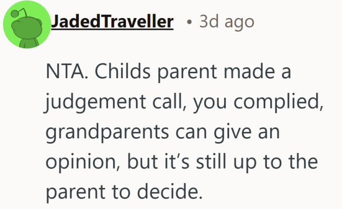 When roles are clear, following them can be the simplest way to keep the peace.