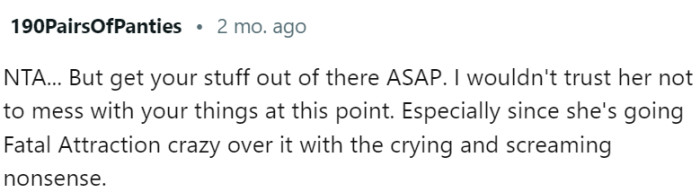 This is a good piece of advice: