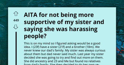 Woman Brands Sister As Harasser For Relentlessly Pursuing Estranged Family, Fueling Bitter Sibling Conflict
