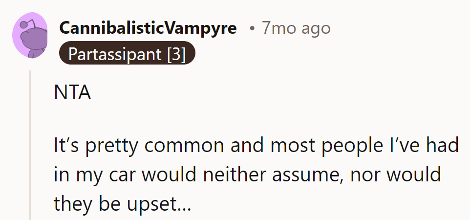 Setting the standard straight! Most passengers get it—no assumptions, no issues.