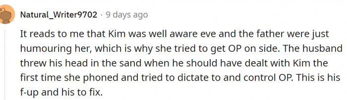 OP is not at fault here