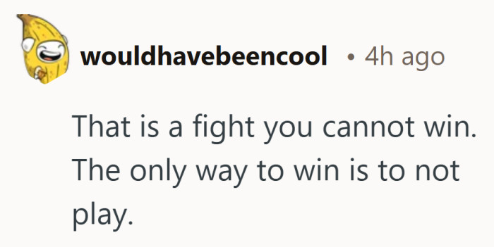 Some conversations come with no correct answer, only damage control.