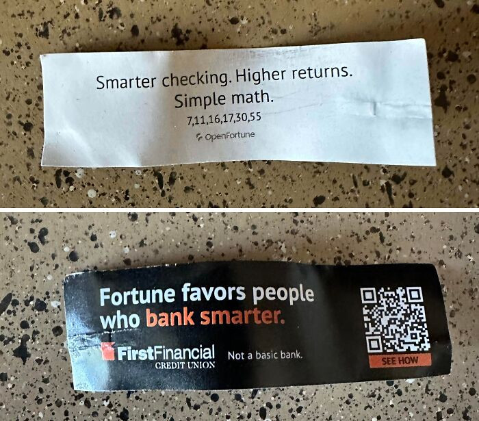 "An Ad In My Fortune Cookie? This Just Confirmed It For Me, We Are In A Dystopia"