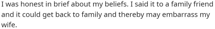 OP has offered the following explanation for why they think they might be the a-hole: