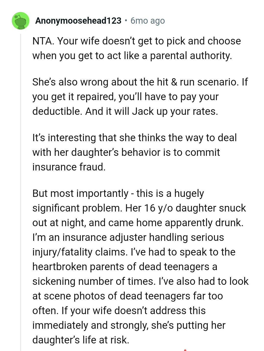Committing insurance fraud
