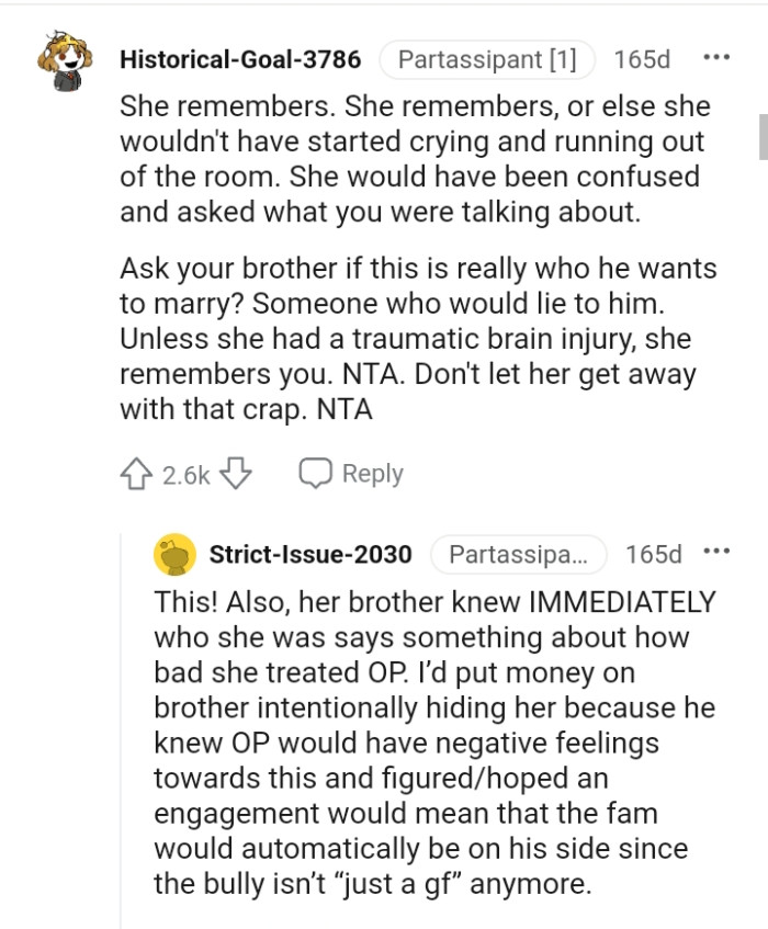 Don't let her get away with it