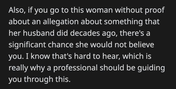 Jack's wife can potentially read the letter, but there is a high probability she will not believe a word that OP says.