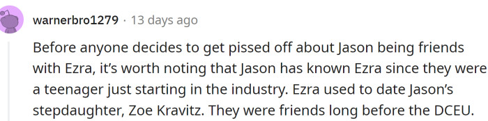 They were friends before becoming stars