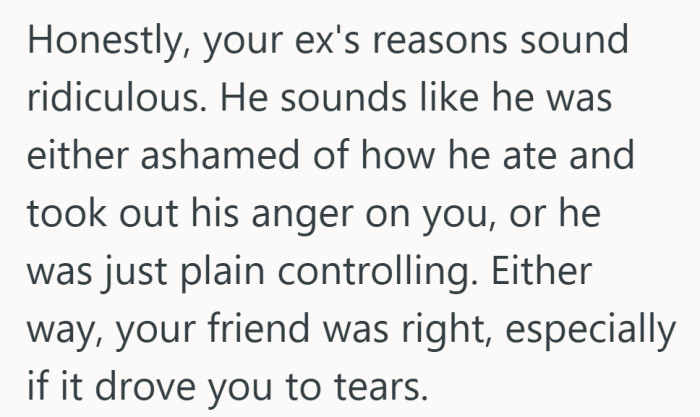 Getting upset enough to cry over a simple request can make a person rethink how they are being treated.