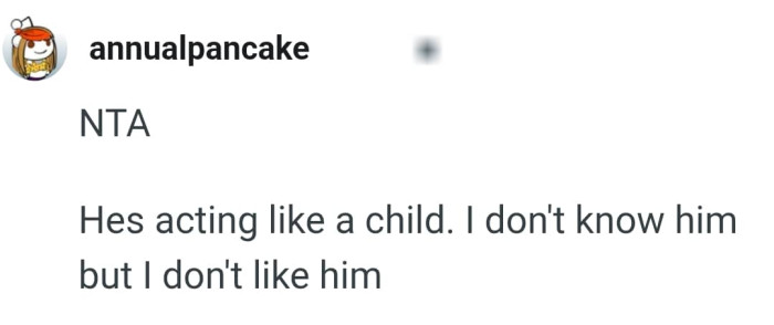 This Redditor does not like OP's husband