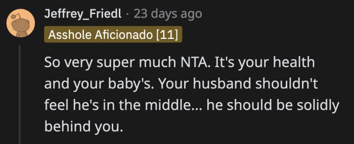 OP's husband needs to realize that the only people he should be concerned about right now is OP and their new baby. Let the other adults handle their disappointment quietly.
