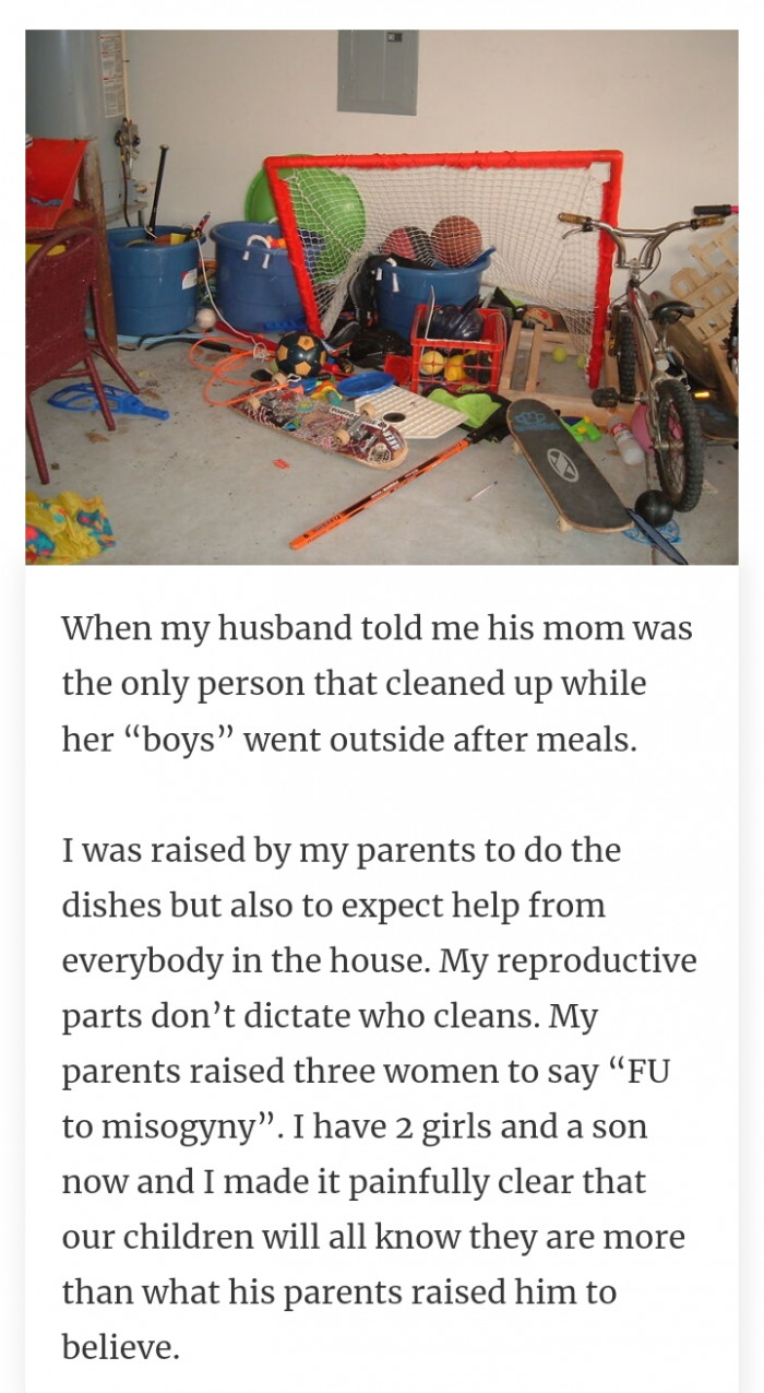 #5 Household chores were a 