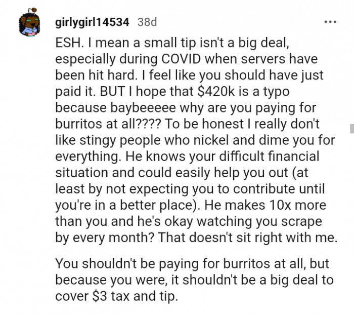 You should have just paid it