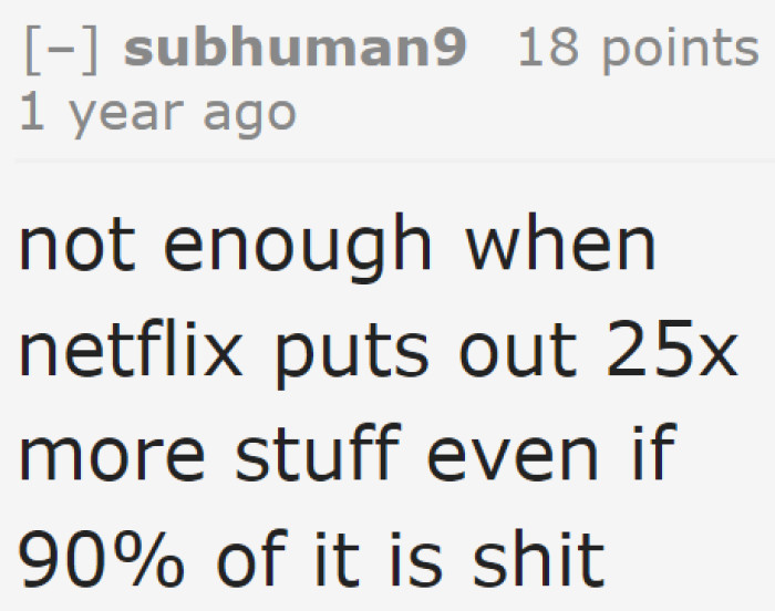 Disney+ can't compete with Netflix, which releases tons of shows in a short amount of time.