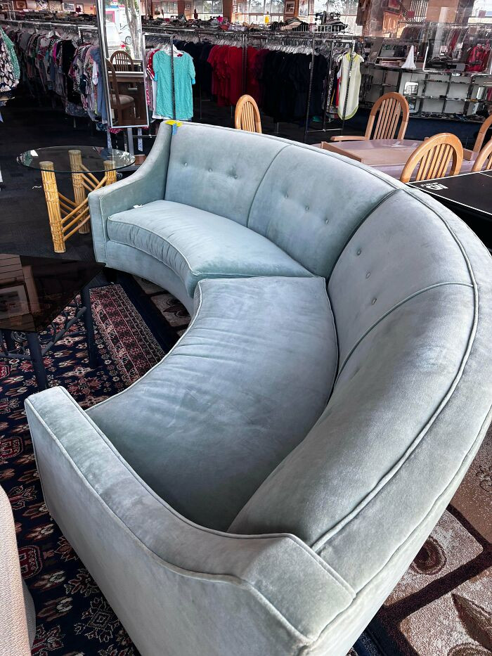 "Conversation Pit Feeling Couch"