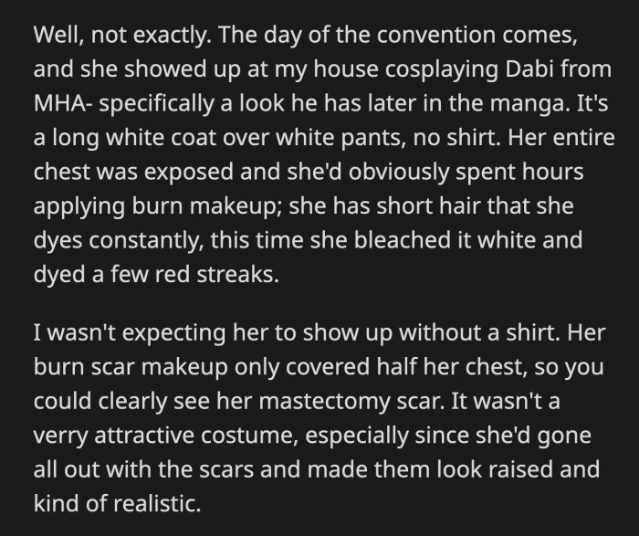 OP noticed that some others looked at her chest.